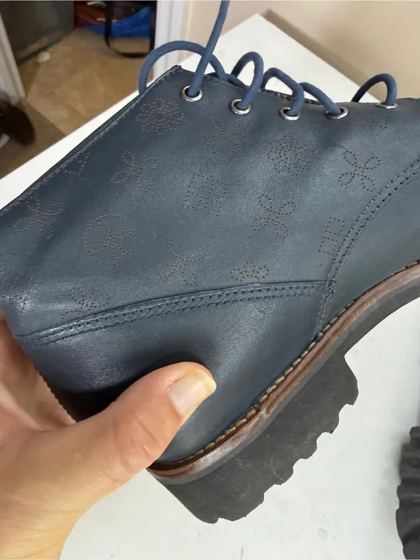 Marc Joseph New York Women's Size 7 Blue Spring Street Bootie Boots - Image 8