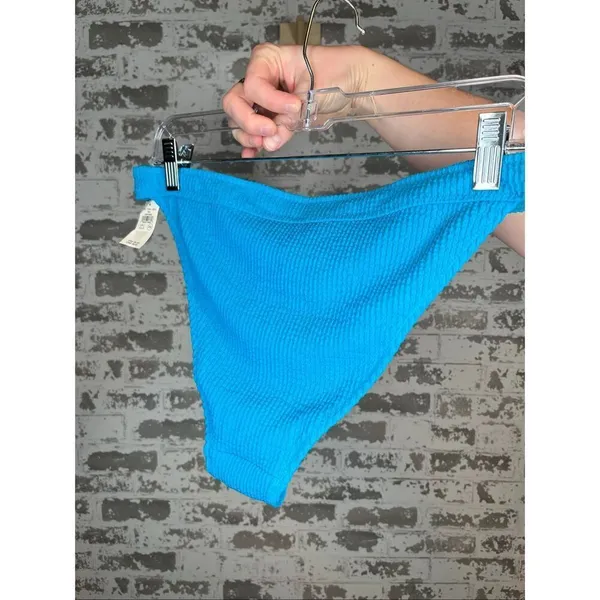 Aerie | women nwt blue swim bikini bottoms - Image 5