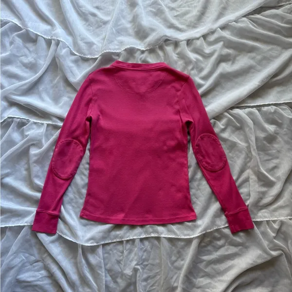 Walls Thermal Patch Elbow Long Sleeve Shirt Pink - Image 5