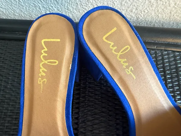 Lulus blue heels - Image 2