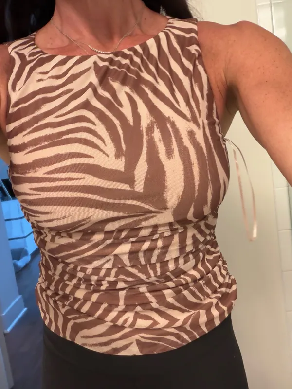 AFRM Zebra Top Brown - Image 2