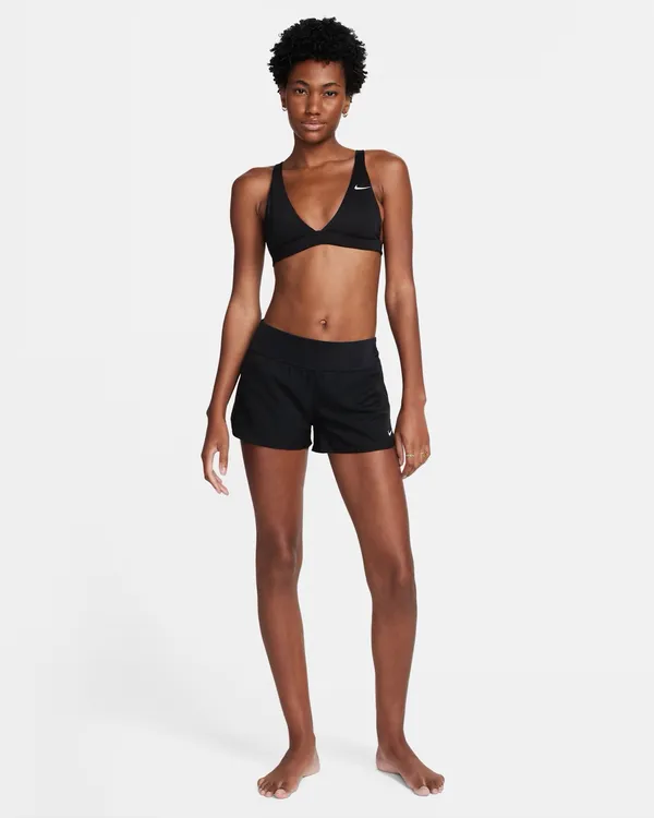 NWT Nike Swim Women's Solid Lap Boardshorts / Swim Shorts - Black [XXL] 🖤✨ - Image 6