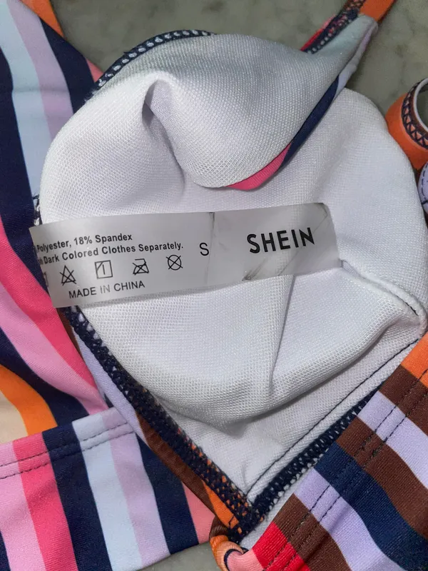 SheIn striped bikini set - Image 2