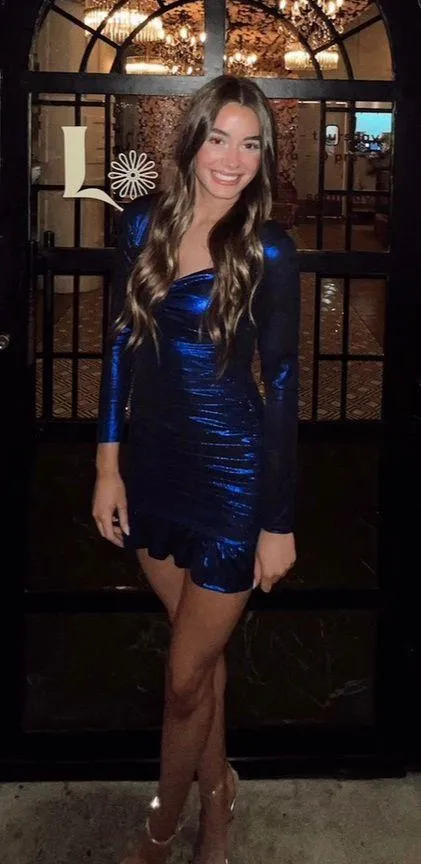 Boutique blue mini dress - Image 3