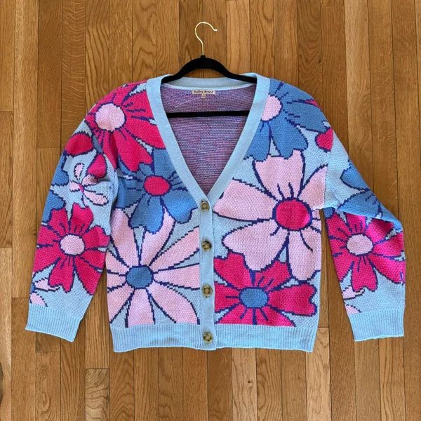Flower Cardigan Multi Size XS - Image 3