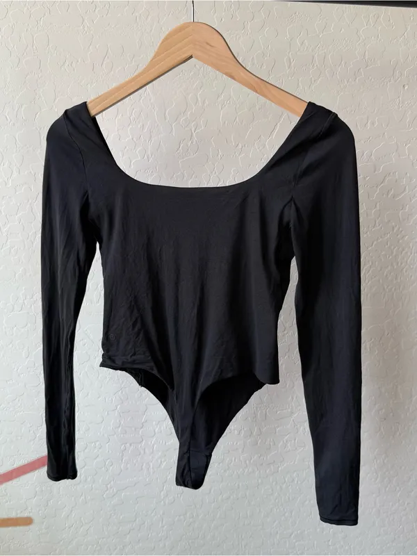 Lululemon Wundermost Ultra-Soft Nulu Square-Neck Long-Sleeve Bodysuit - Image 6