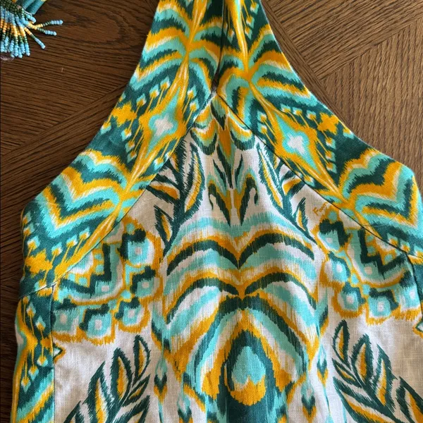 Farm Rio Tropical Tapestry Off-White Halter Neck Maxi Dress, Xxsmall, $248 - Image 14