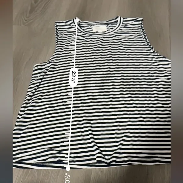 McGuire Poketo Tank Sleeveless Navy & White Striped Pullover Tank Top Size M‎ - Image 12