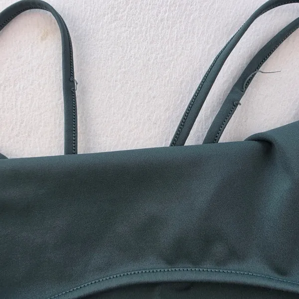American Eagle Womens Teal Strappy Back Active Jumpsuit Size Medium Green - Image 6