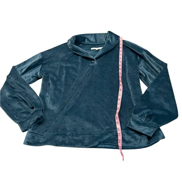 CAROLE HOCHMAN velour pajama top - Image 2