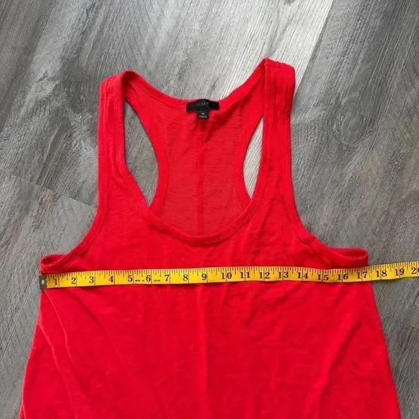 J. Crew Hi Low Swingy Tank Dress Medium Minimalist Racerback - Image 6