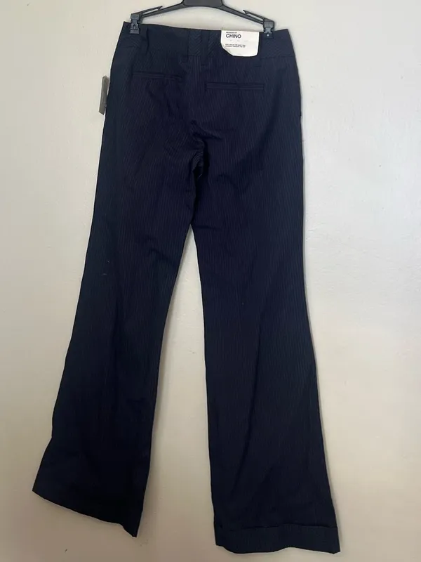 Gap Morden fit Chino Low waist Sz 2 navy pinstripe New effortless business - Image 11