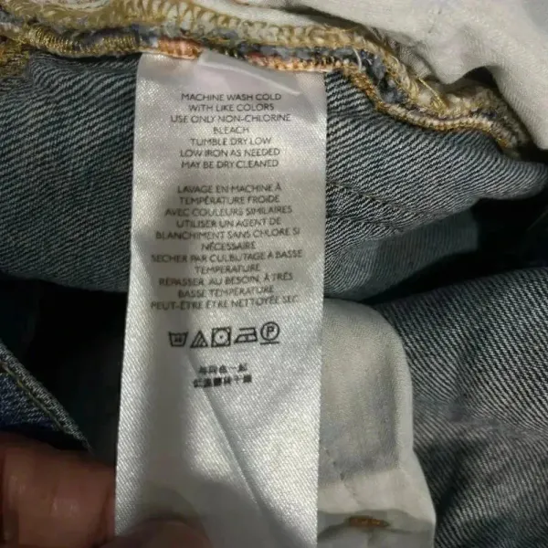 Free People We The Free Rocky‎ Mountain Straight Leg Jeans Women’s Size 24 - Image 4