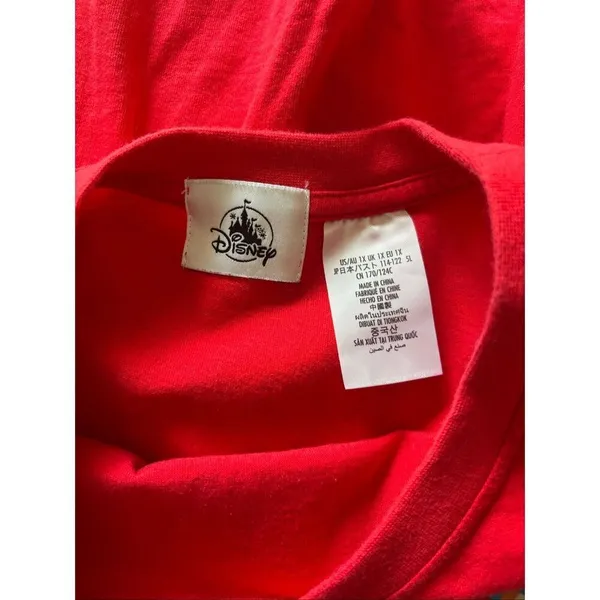 Disney Parks Disney World Do Not Open Until Christmas Characters Shirt 1X Red - Image 2
