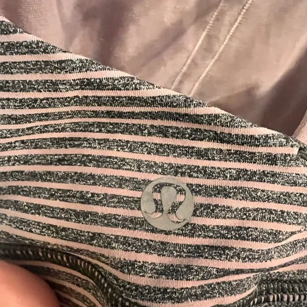 Final Price Lululemon Stripped Sports Bra - Image 3
