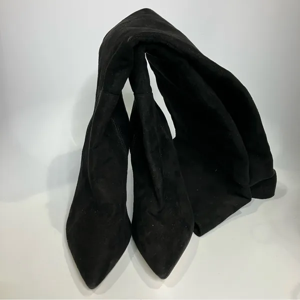 Rock & Republic black‎ heeled boots over the knee women’s size 8.5 dressy - Image 2