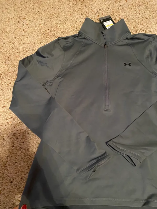 Under Armour Gray Half Zip - Image 2