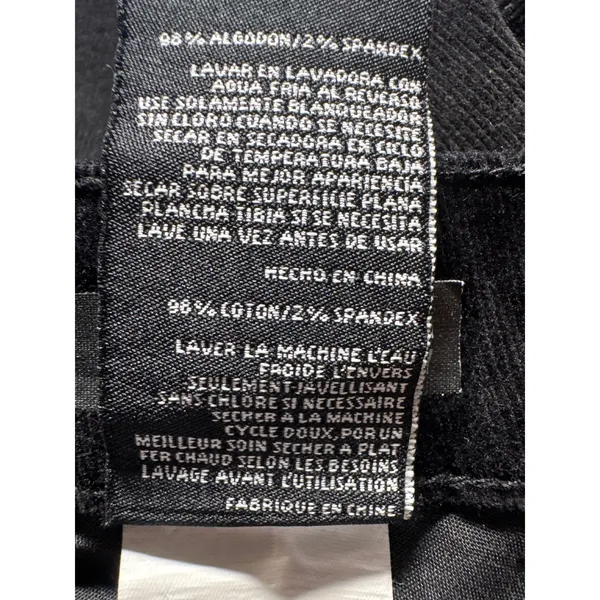 KUT From the Kloth Diana Skinny Corduroy Pants Stretch Black Plus Size 22W‎ - Image 11