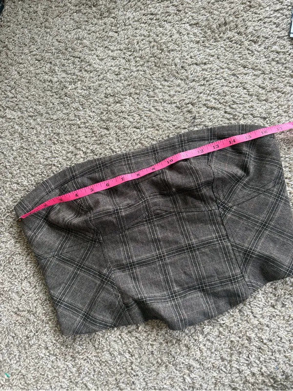 Free People NEW Out West Plaid Corset Top - Image 6