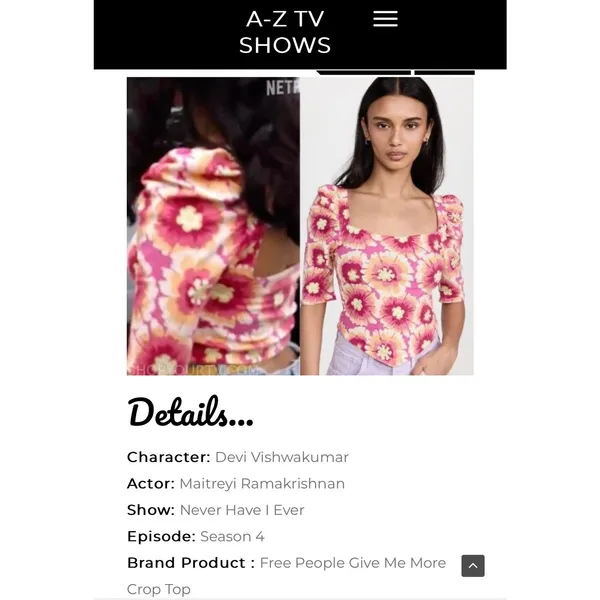 NWT Free People Give Me More Top in‎ Pop Combo - Image 15