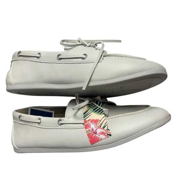 Tommy Bahama‎ Women's Seafarer Boat Shoes White Size 8.5 - Image 8