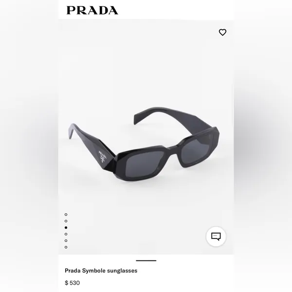 Authentic PRADA sunglasses, made in Italy - Image 3
