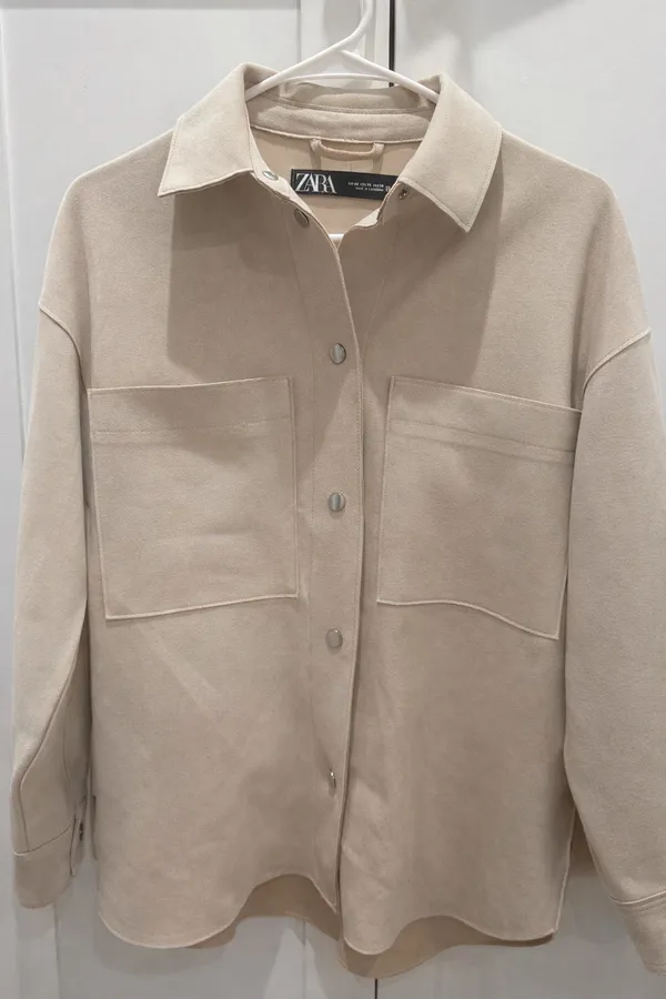 ZARA Suede Jacket - Image 3