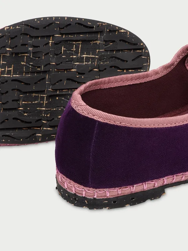 NIB Flabelus Randle Mary-Jane Velour Ballet Flats US 6.5 - Image 3