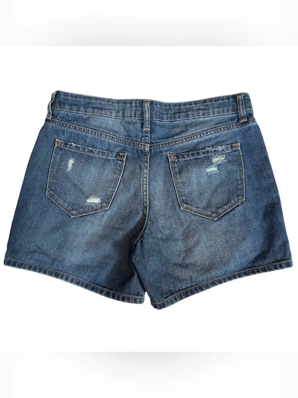 Vervet Denim Jean Shorts Button Up 100% cotton - Image 2