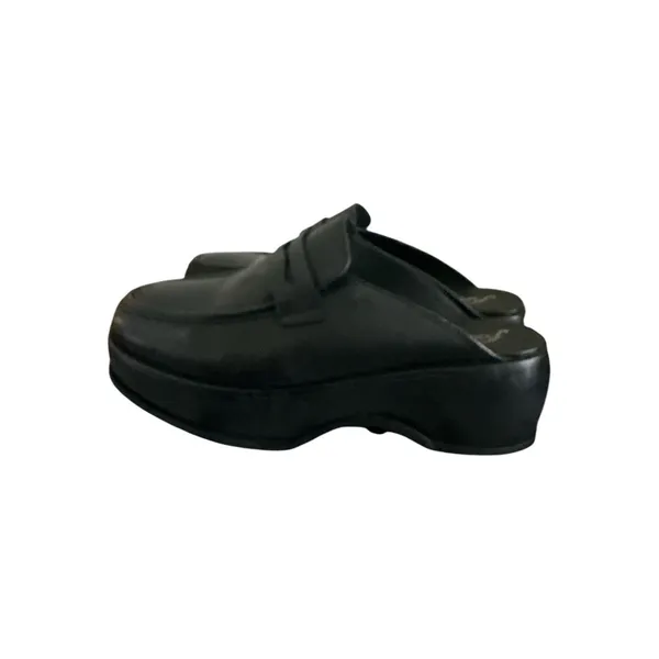 Free People Winston Women's Black Platform Loafer Mules Sz EU 39 USA 8.5 - Image 4