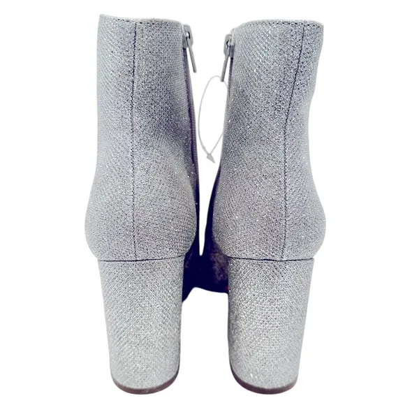Madden‎ Girl Riving GF Ankle Boots Women 8.5 Silver Metallic Y2K Holiday Glam - Image 6