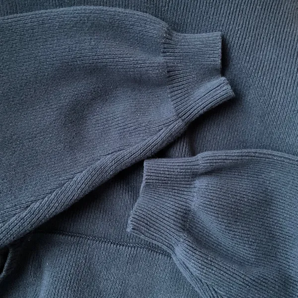 Alo Yoga Scholar Hooded Sweater Navy L - Image 5