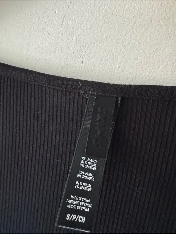 SKIMS Soft Lounge Long Sleeve Ribbed Maxi Dress Black‎ Onyx - Image 10