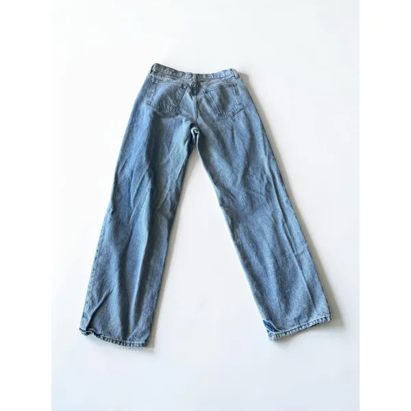 Universal Thread 90s Baggy Distressed Jeans Womens 8/29R Blue High Rise - Image 3