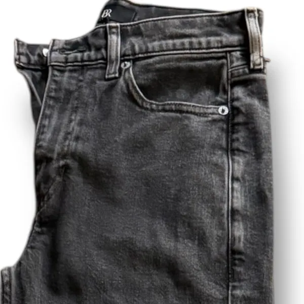 Banana Republic Gray Straight Leg Jeans - Image 6