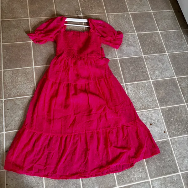 Merokeety Chic Fuchsia Midi Dress for Women - Image 6