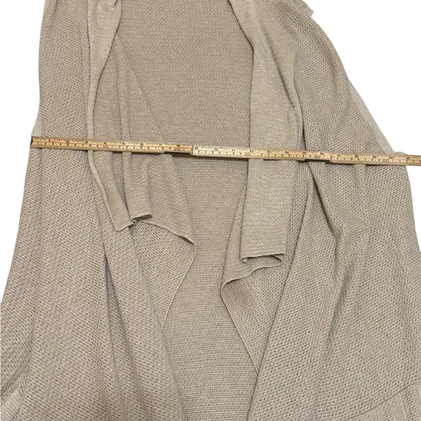 Banana Republic Waterfall Knit Vest Sweater Tan Womens Sz‎ L - Image 7