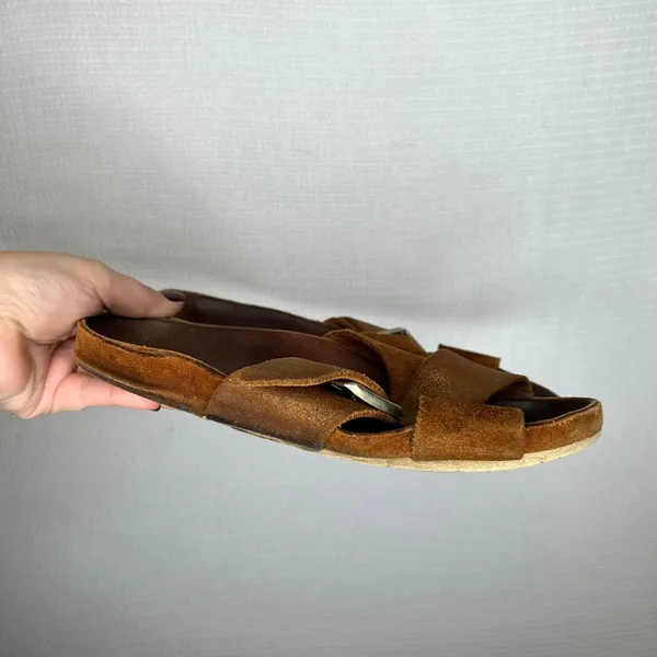 Birkenstock‎ Siena Style Suede Leather Sandals Brown EU 40 US Women 9 - Image 2