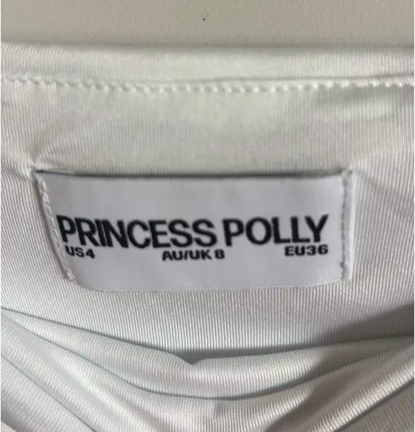 Princess Polly Mini Skirt White - Image 4
