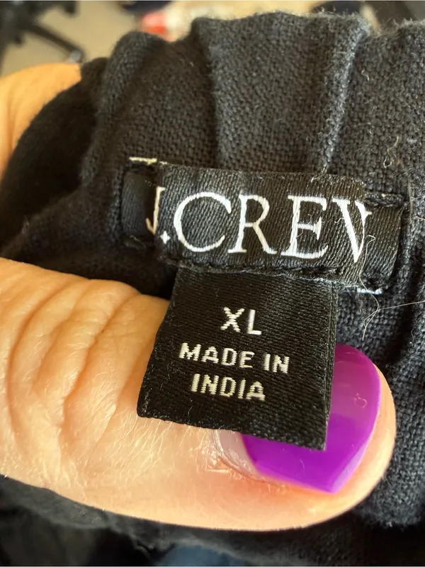 J. Crew Tropez short in linen Black Size XL - Image 4