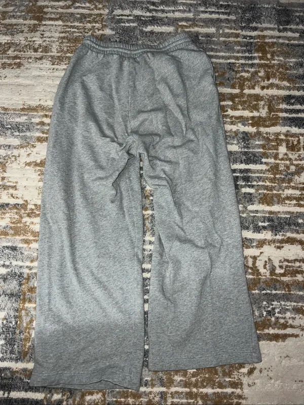 Old Navy Heather Gray Drawstring Waist Sweatpants - Image 3