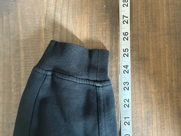 Lululemon Scuba High-Rise Jogger Black Cotton Fleece Sweatpants Size 0 W-27 - Image 7