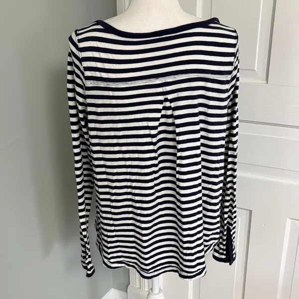 We The Free‎ Striped Long Sleeve Cotton Top Long Sleeve Shirt Small - Image 4