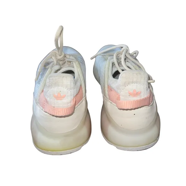 Adidas Women ZX 2K Boost Sneakers Shoes White Blush Colorway Athletic Running - Image 4