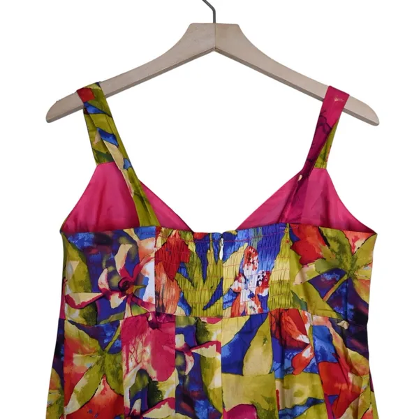 Madison Leigh Women's 10 A Line Floral Print Knee Length Lined Dress - Image 4