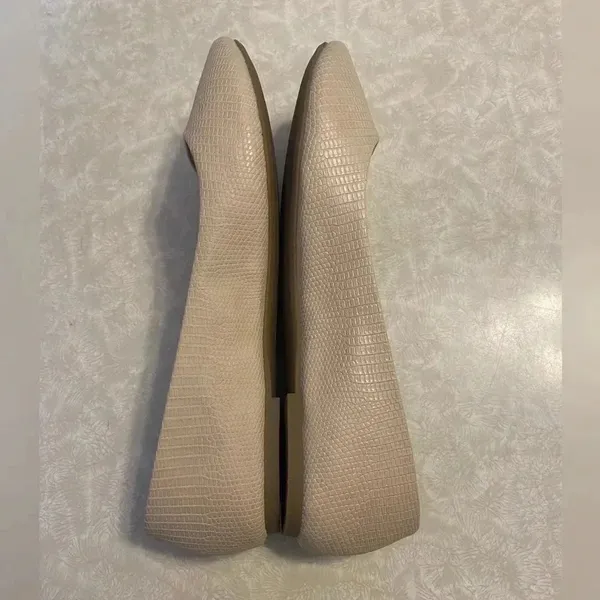 Mix No. 6 Danzey Ballet Flats Bone Tan Snakeskin Size‎ 7.5 - Image 5