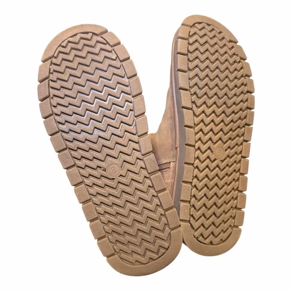 Universal Threads Light Brown Suede‎ Ankle Booties Casual Flat Shoes Womens - Image 6