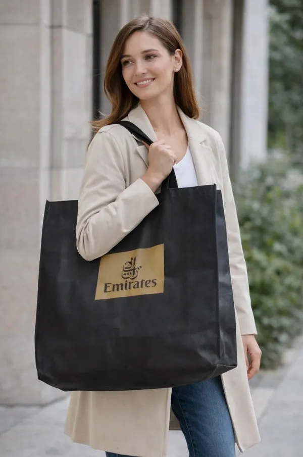 Emirates tote Black - Image 2
