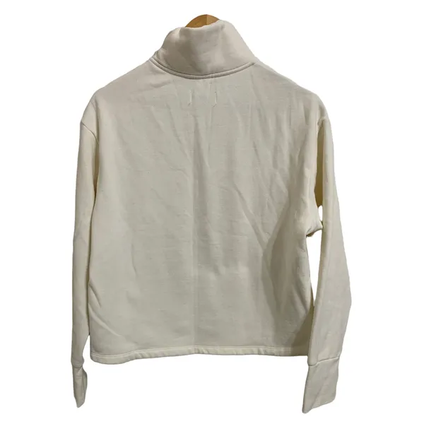 Sundays two ivory 1/4 Zip fleece pullover‎ sweatshirt size Small - Image 4