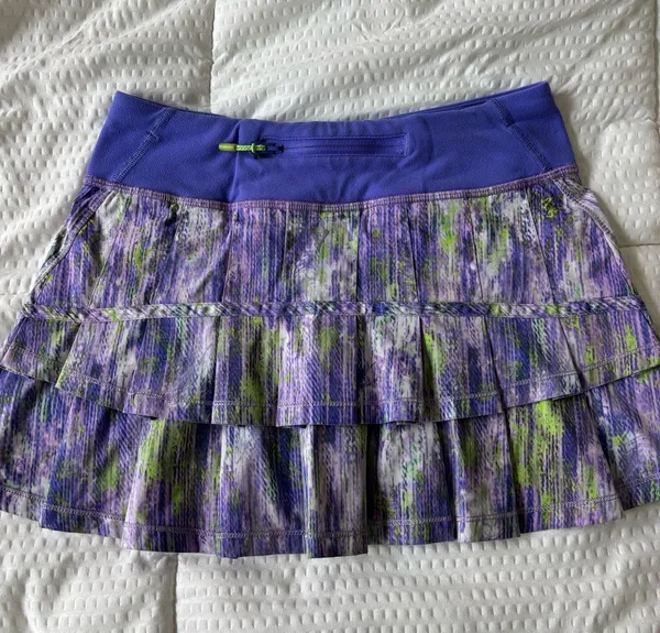 Lululemon Skirt Ivivva Ruffled Purple Size XXS - Image 4